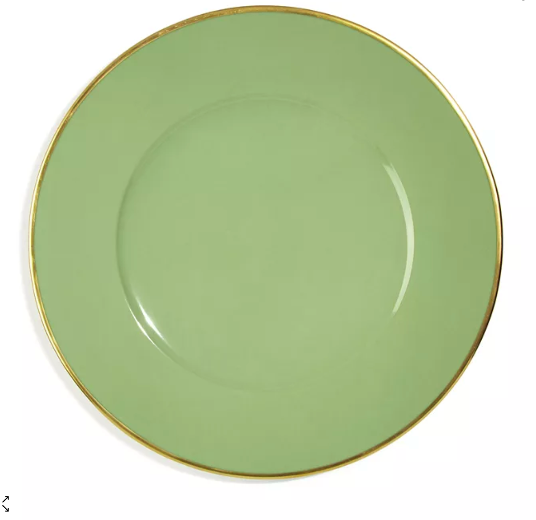 Anna Weatherley Mint Green Charger