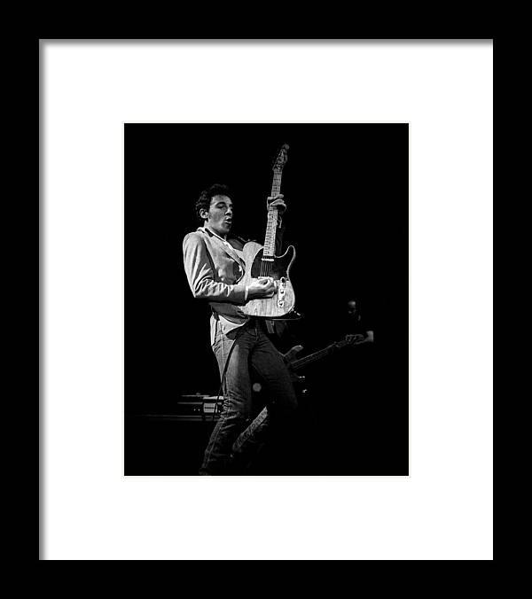 Bruce Springsteen Live Framed Print