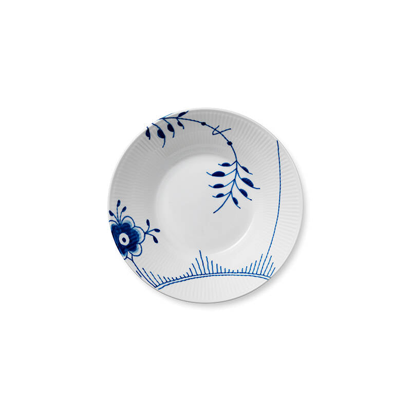 Blue Fluted Mega Pasta Bowl 9.5"