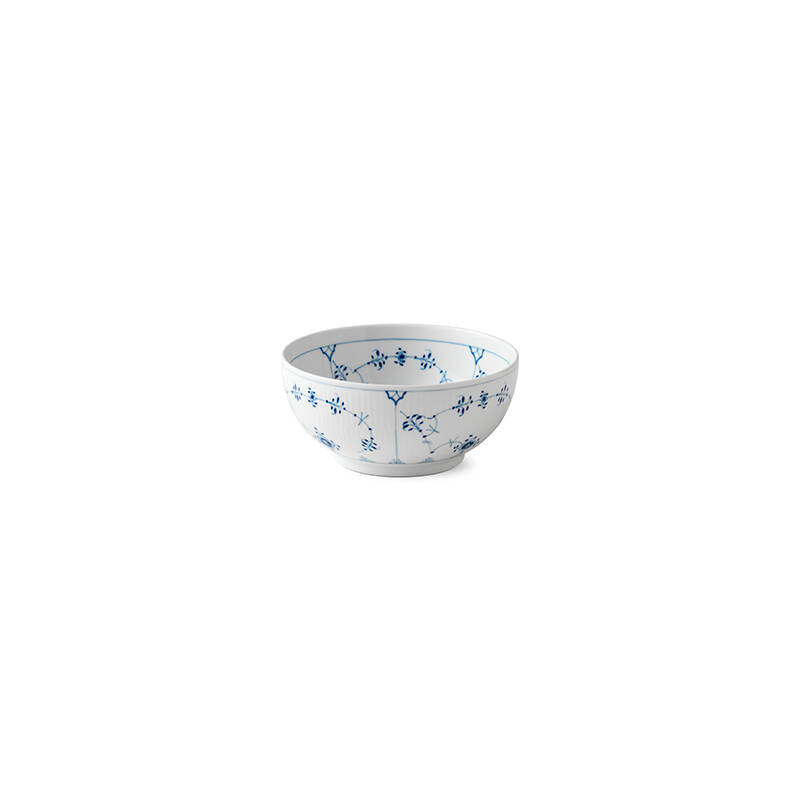 Blue Fluted Plain Bowl 1 qt