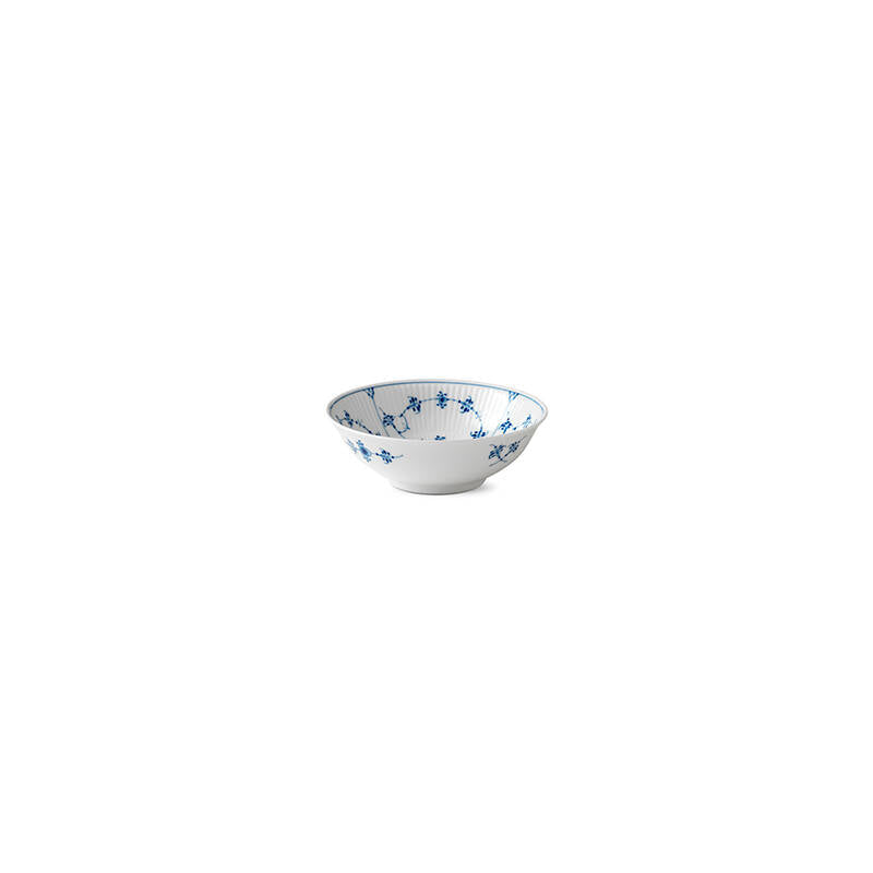 Blue Fluted Plain Cereal Bowl 11.75 oz