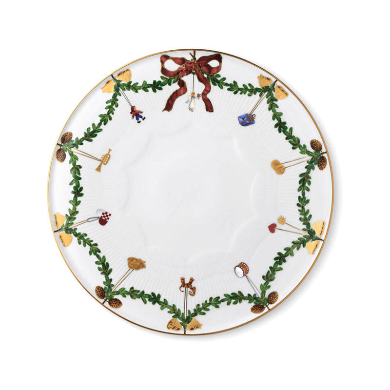 Star Fluted Christmas Cake Dish 12.5"