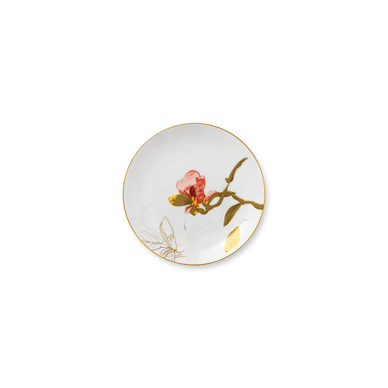 Flora Plate 8.5" Magnolia