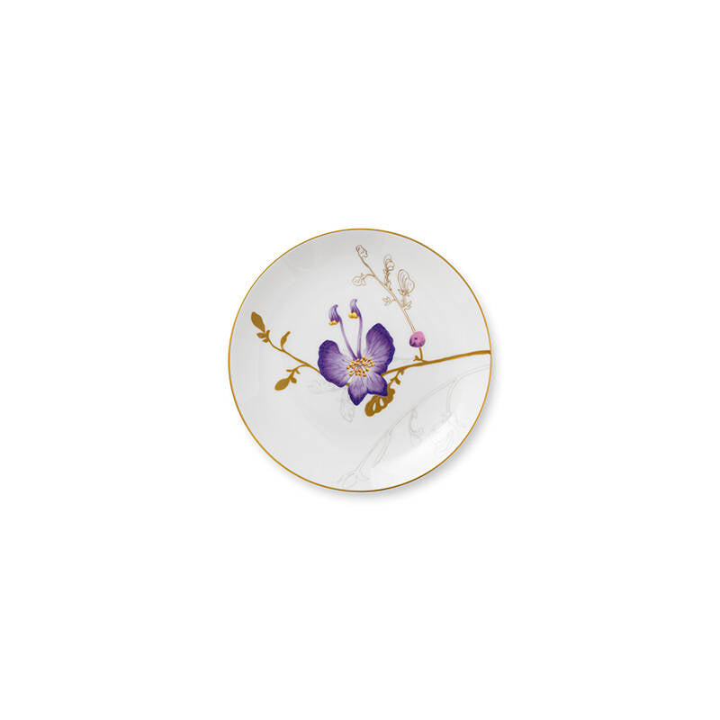 Flora Plate 8.5" Pansy
