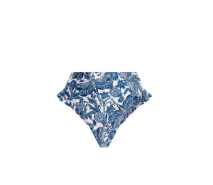 Jengibre Bikini Bottom in Blue Dragonfly Print