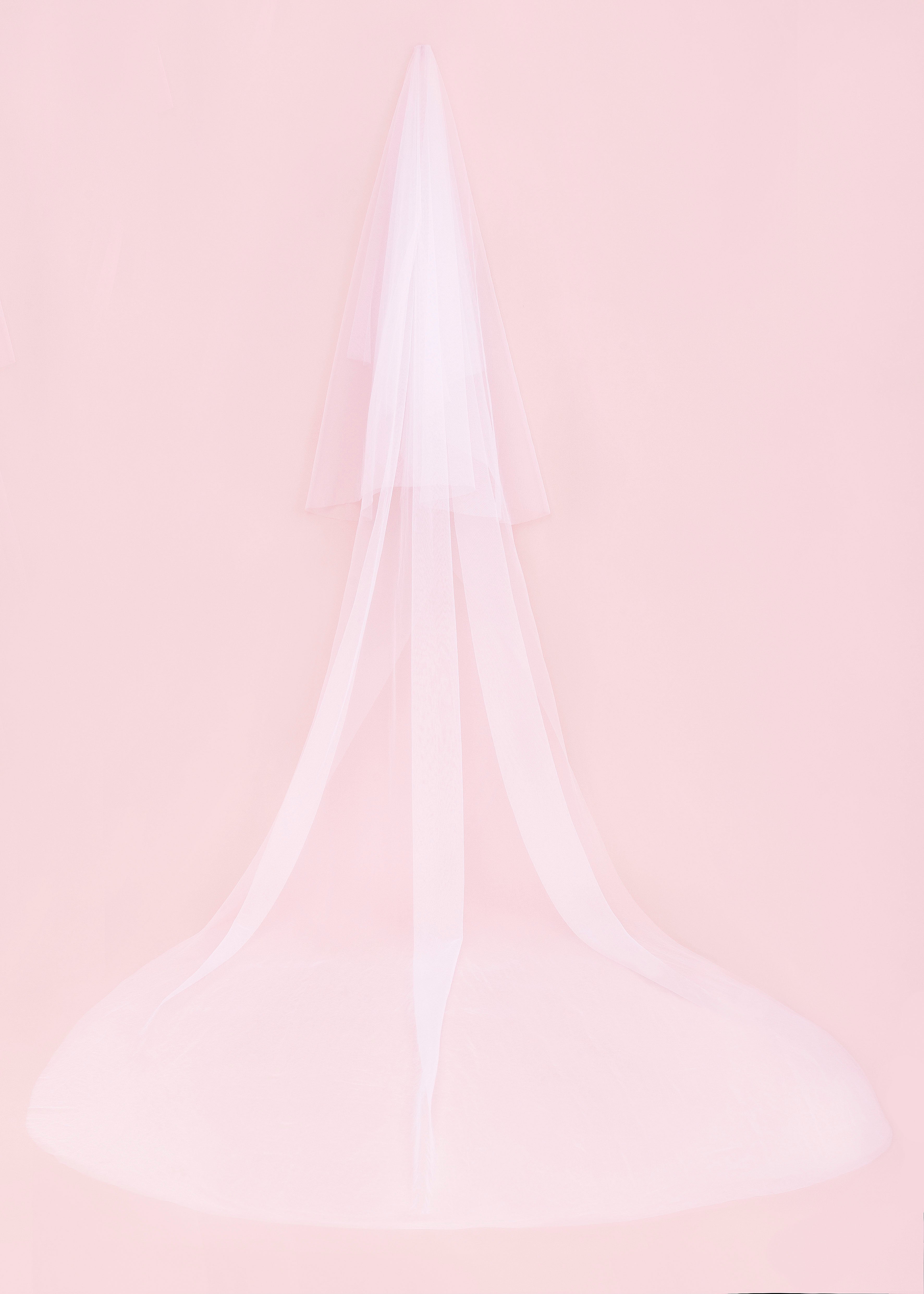 Classic Silk Tulle Drop Wedding Veil- Daphne Newman | Over The Moon