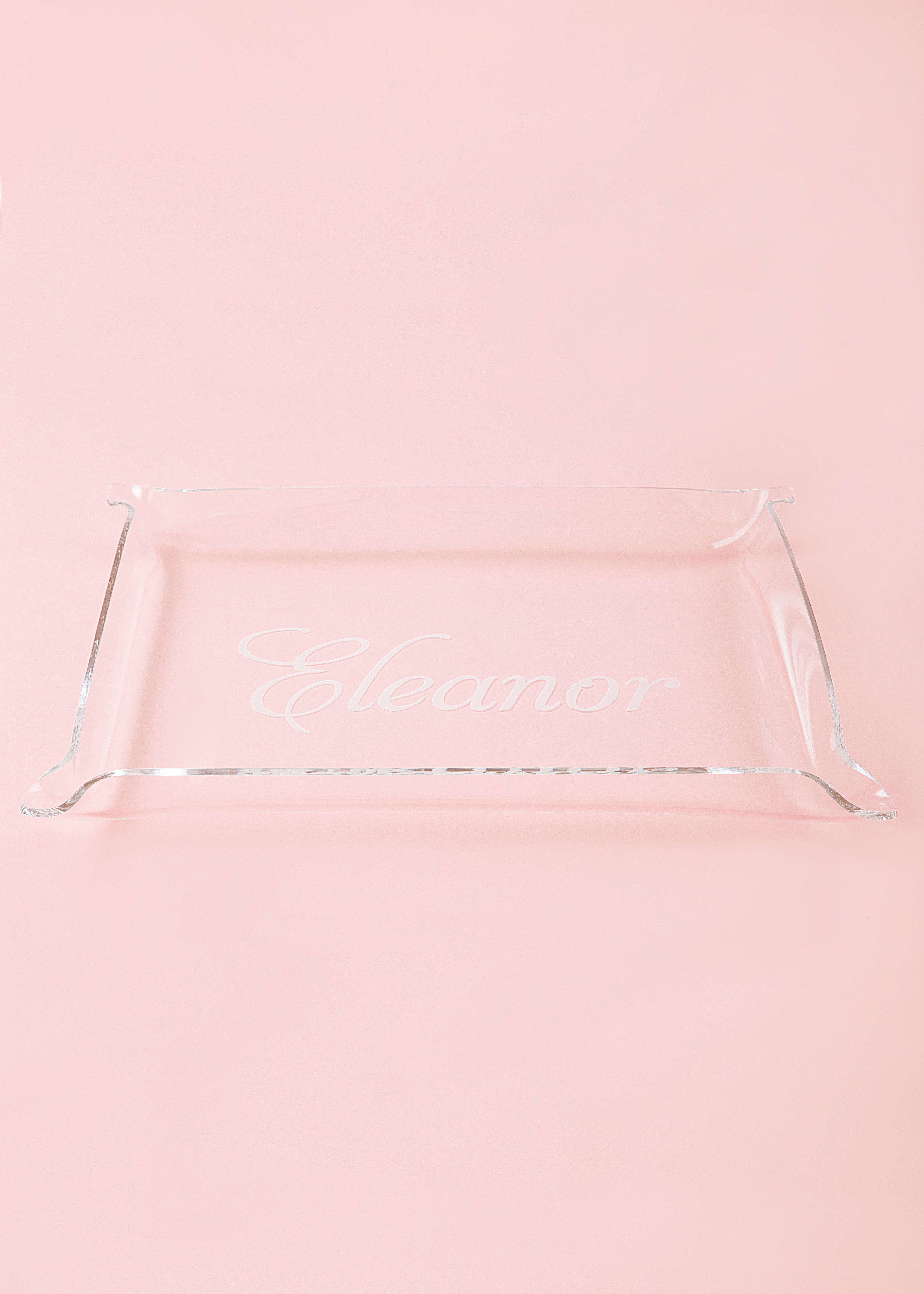 Plastic Acrylic Personalized Tray