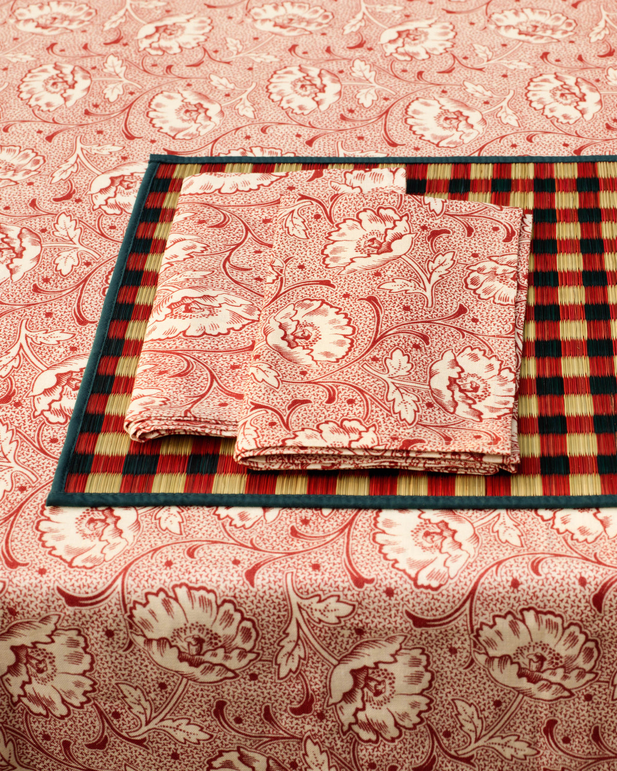 Toscana Red Napkins, Set of 4