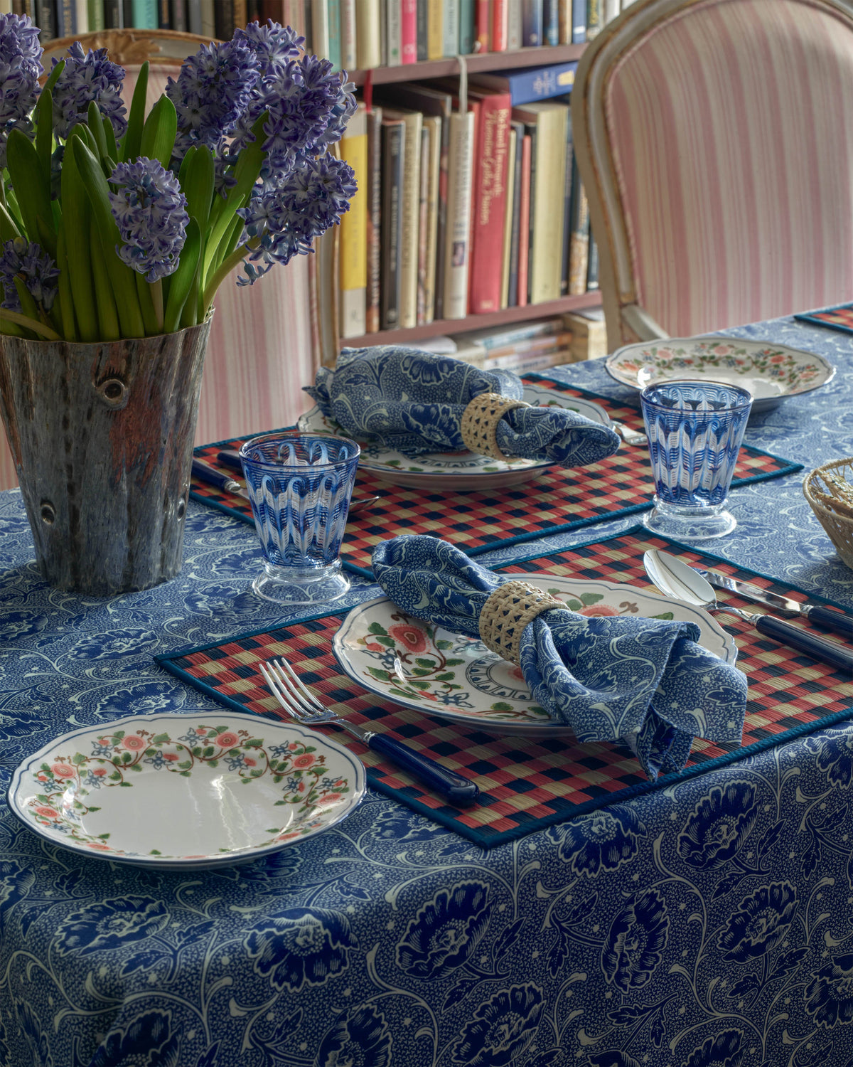 Toscana Blue Napkins, Set of 4