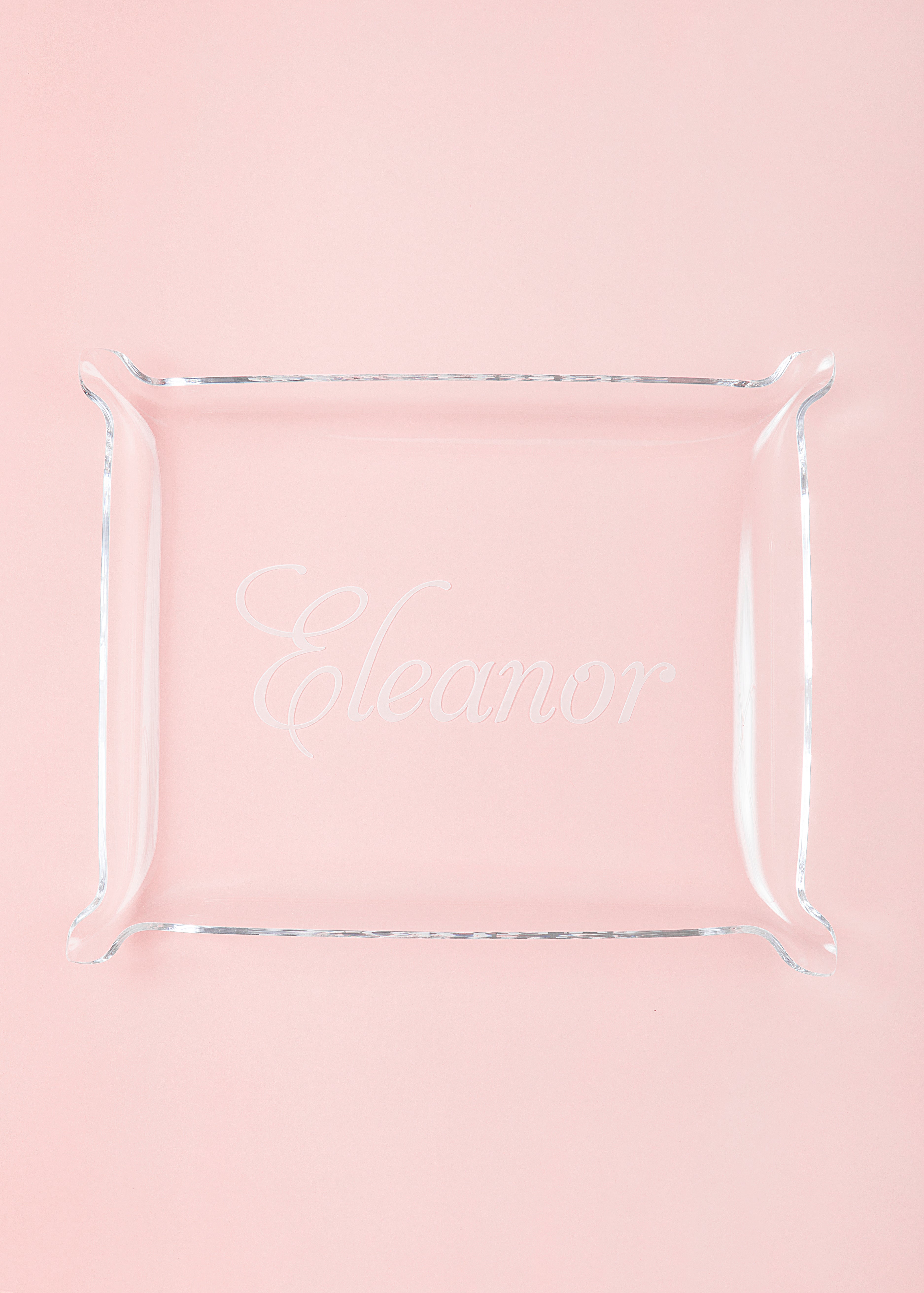 Plastic Acrylic Personalized Tray