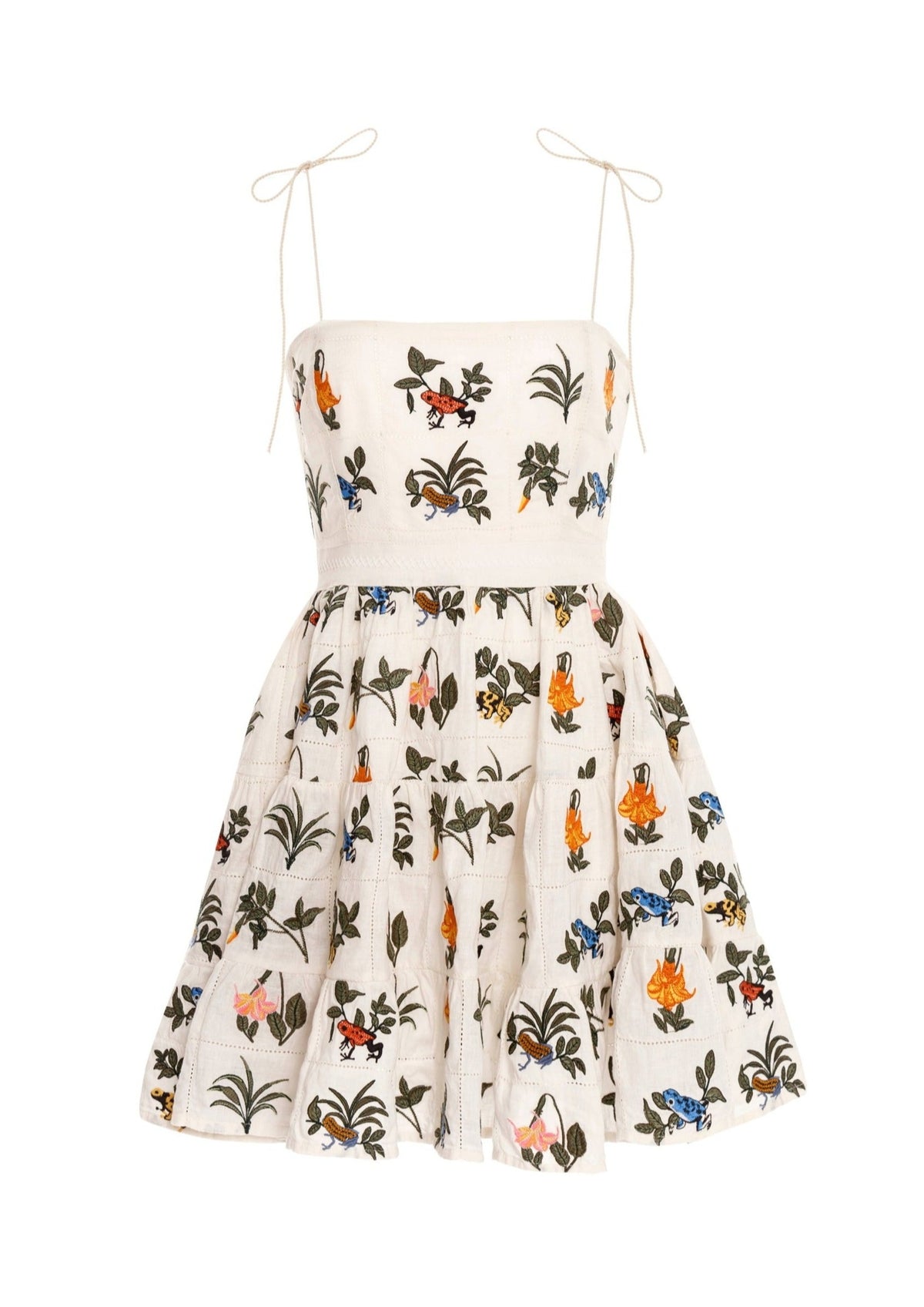 Lima Mini Ranas Embroidered Dress