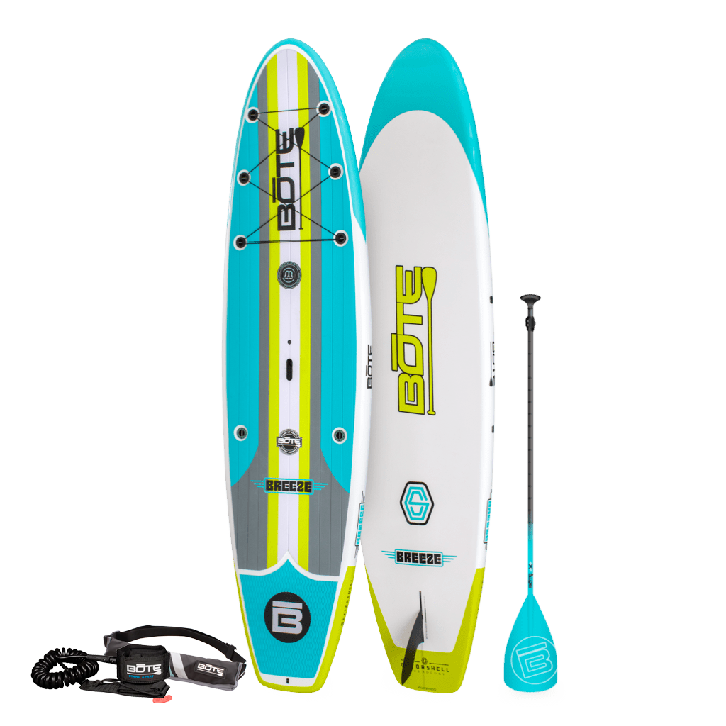 Breeze 11′6″ Full Trax Citron Paddle Board Essentials Package