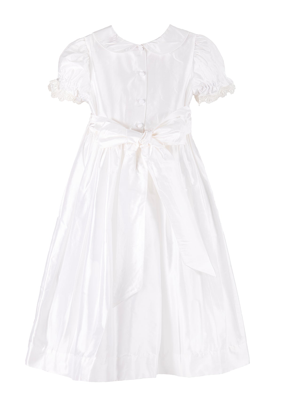 MaryBella Smocked Silk Dress