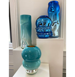Royal Blue Clown Vase