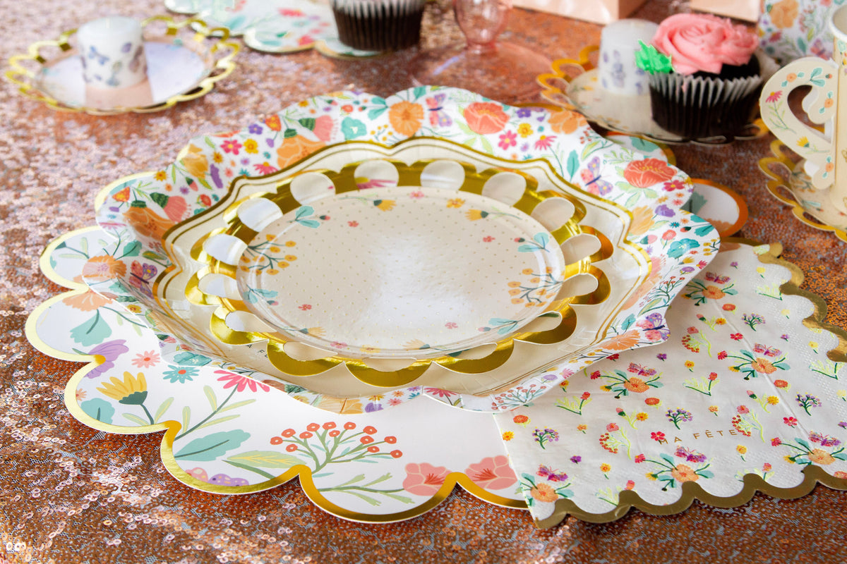 Tea Party Dessert Plates
