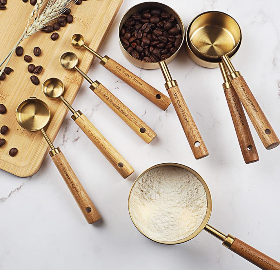 8 Piece Measuring Cups and Spoons Set