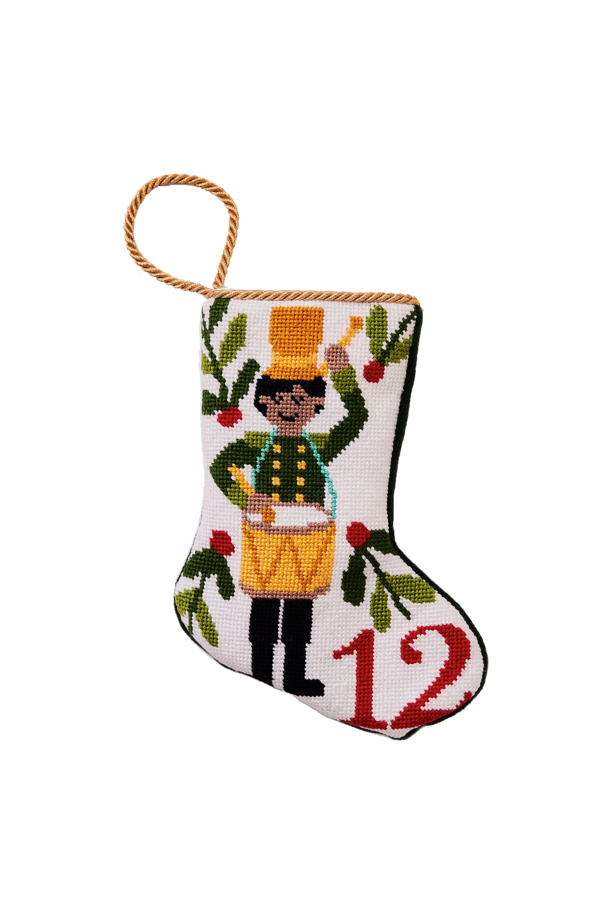 12 Days of Christmas Bauble Stocking, 12 Drummers Drumming
