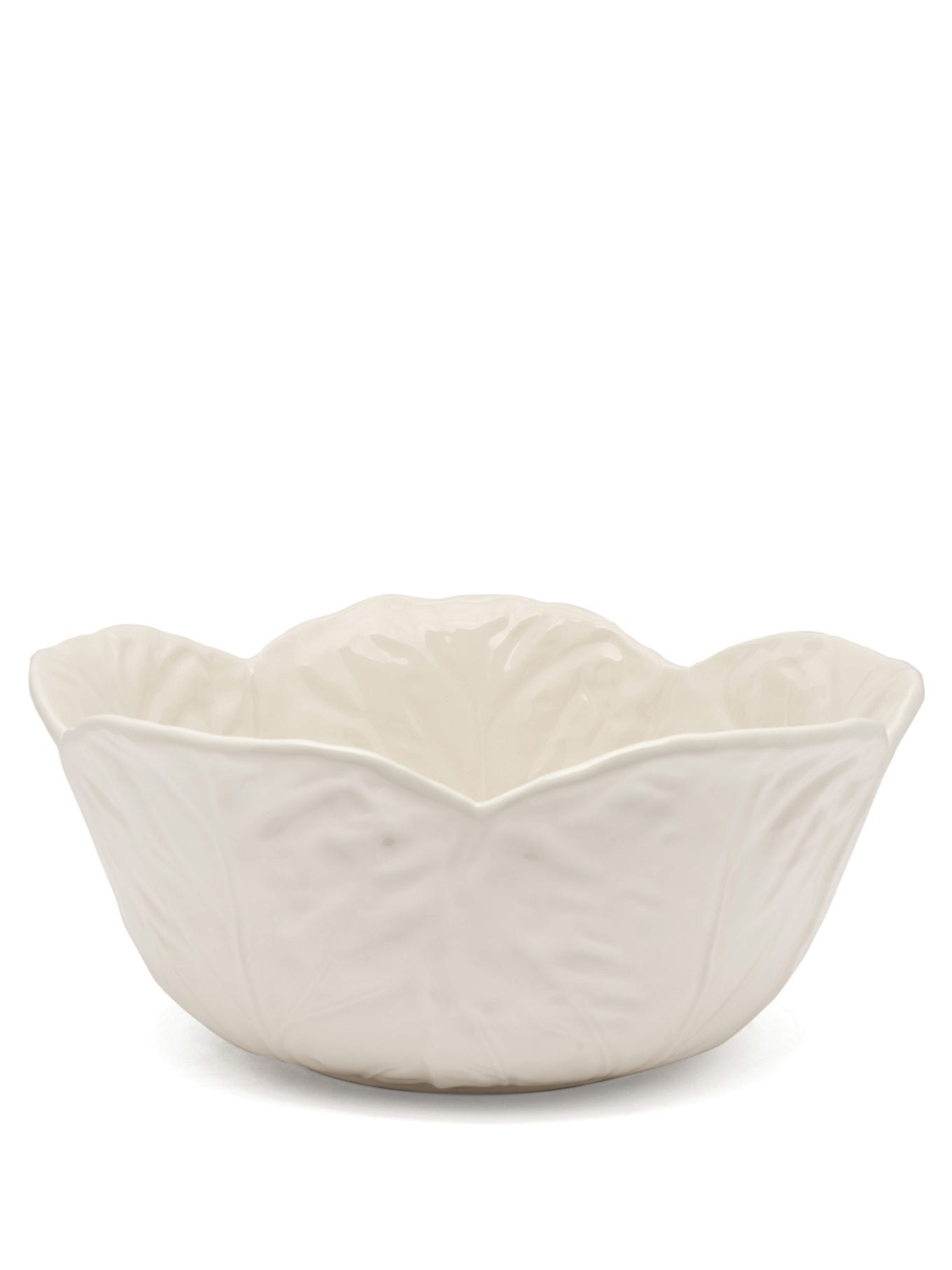 Cabbage large earthenware salad bowl