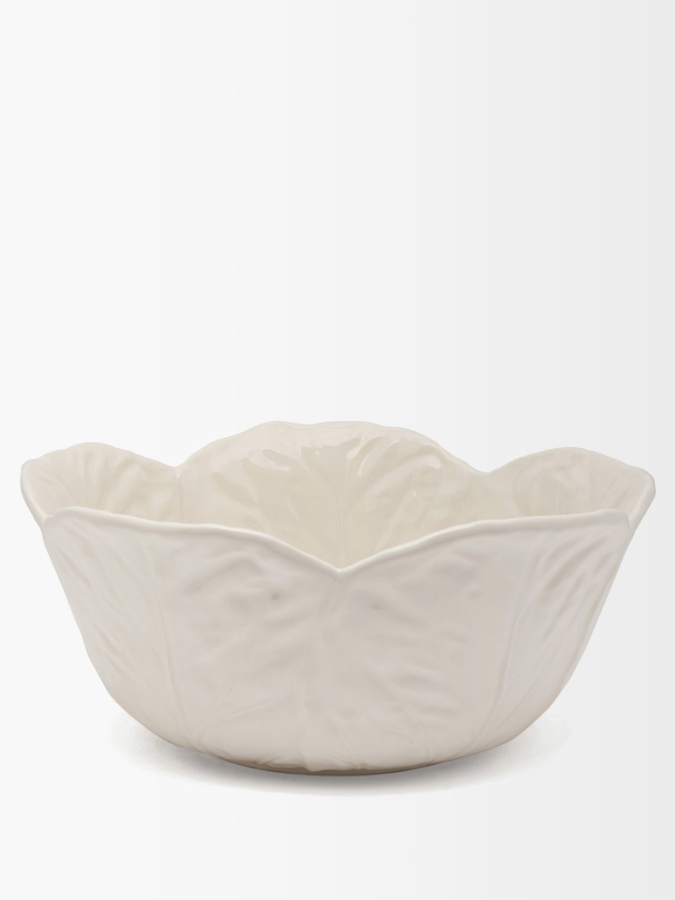 Cabbage large earthenware salad bowl