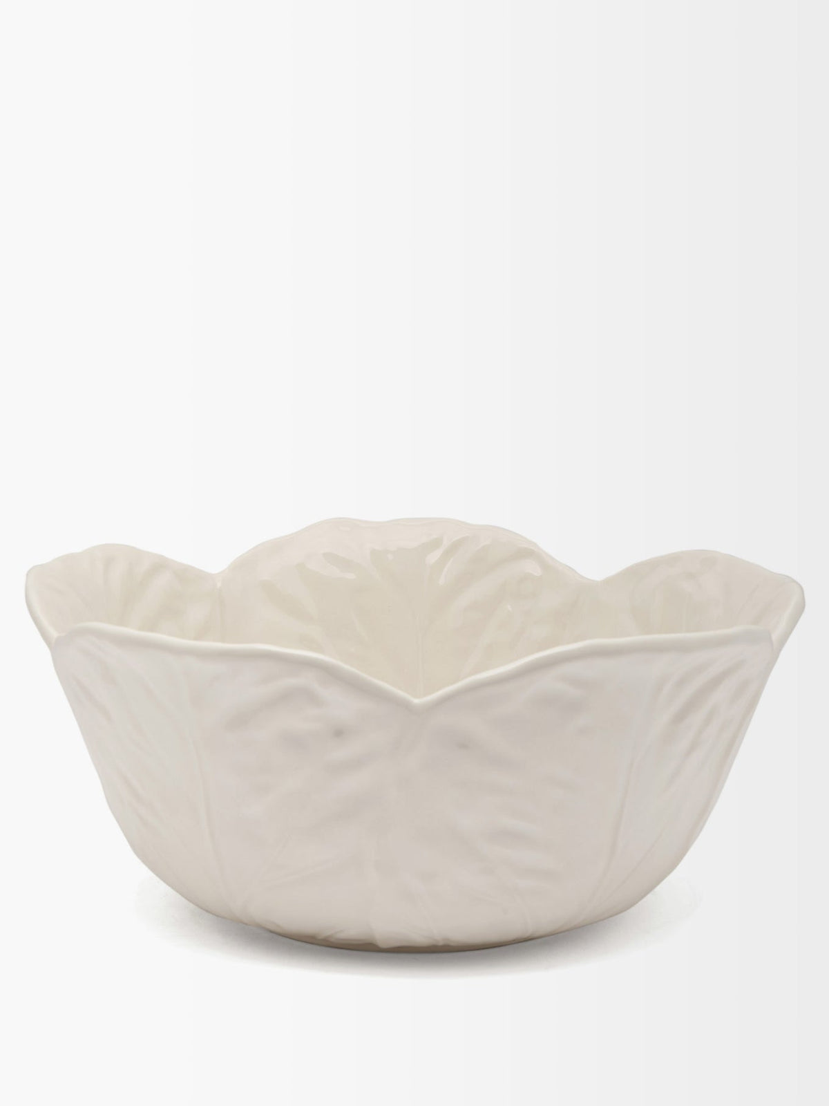 Cabbage large earthenware salad bowl