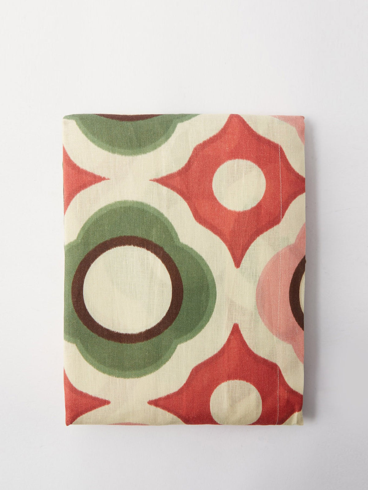 Cabana MagazineCosima geometric 320cm x 160cm linen tablecloth