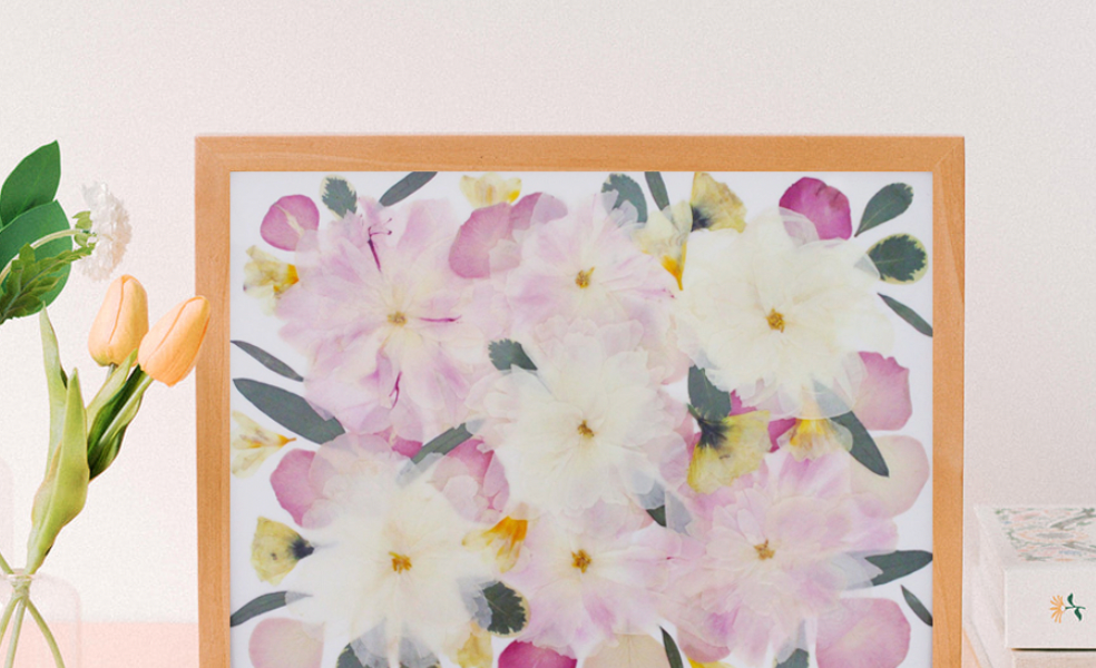11x14 Preserved Wedding Bouquet Art