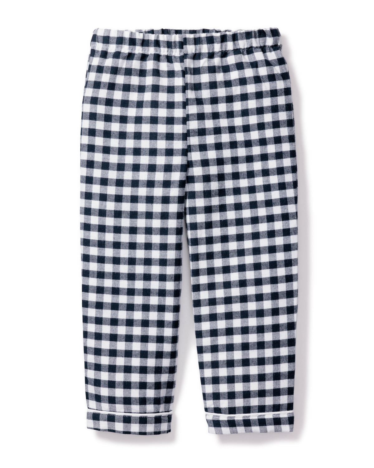 Children's Navy Gingham Twill Pants