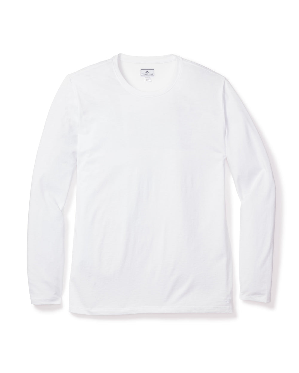 Pima Cotton Men’s White Crew Neck Top