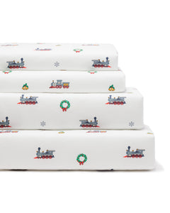 Luxe Premium Cotton Arctic Express Bed Sheets