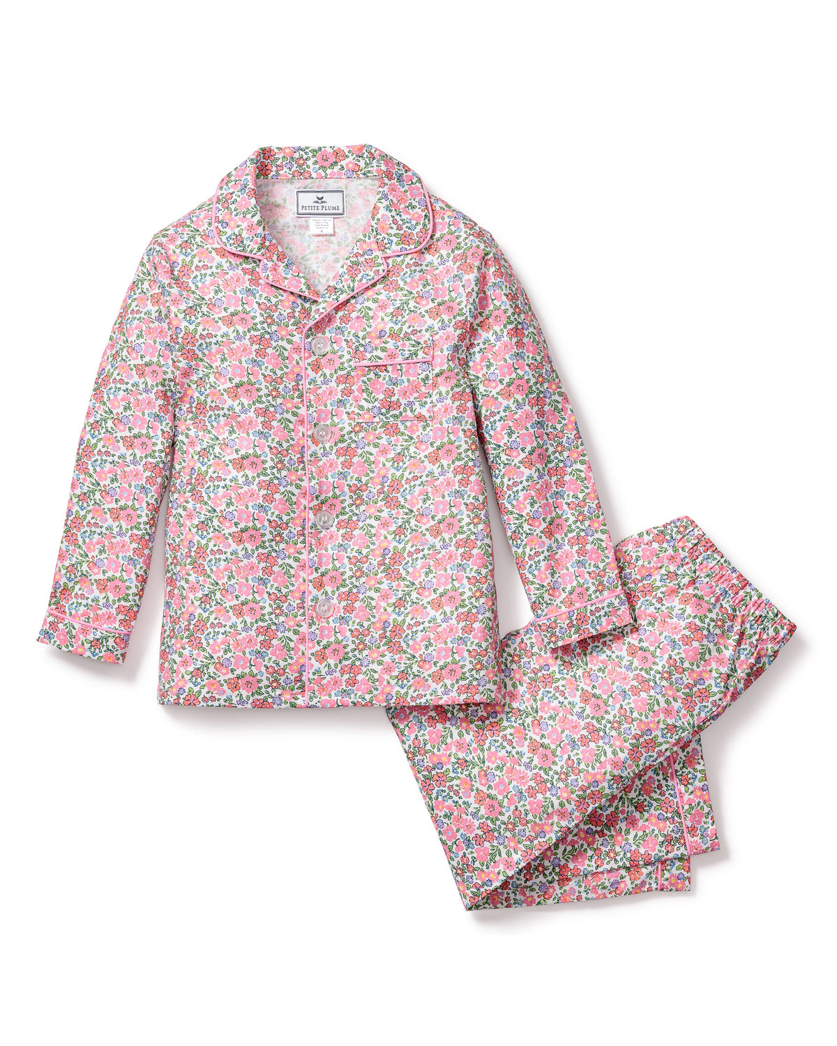 Children’s Fleurs de Rose Pajama Set