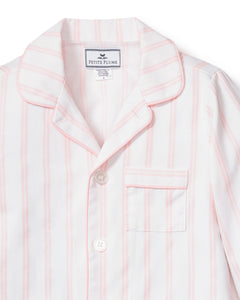 Children’s Pink and White Stripe Pajama Set