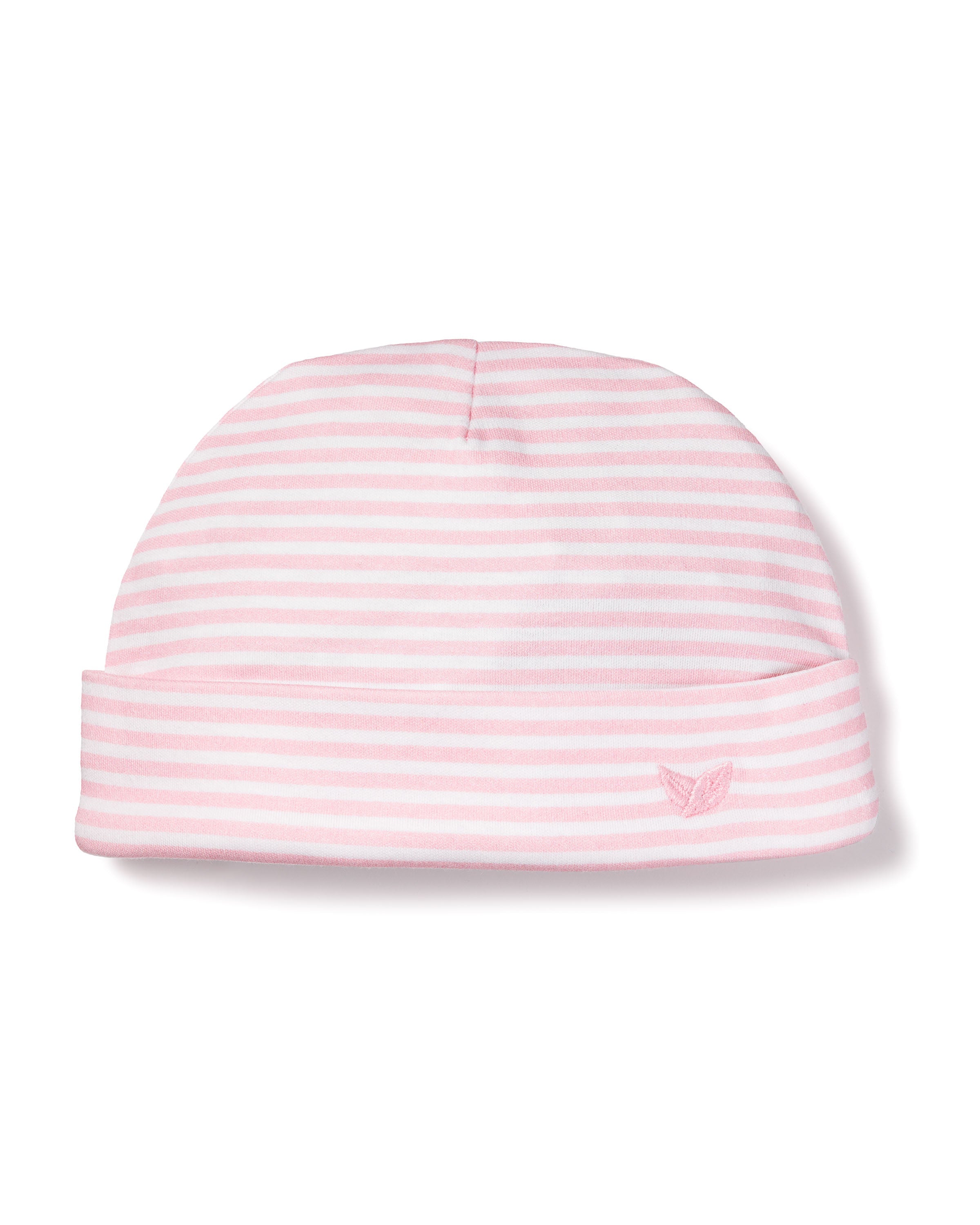 Infant’s Pima Cotton Pink Stripes Hat