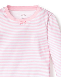 Children’s Pink Stripes Pima Snug Fit Pajama Set