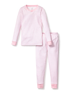 Children’s Pink Stripes Pima Snug Fit Pajama Set