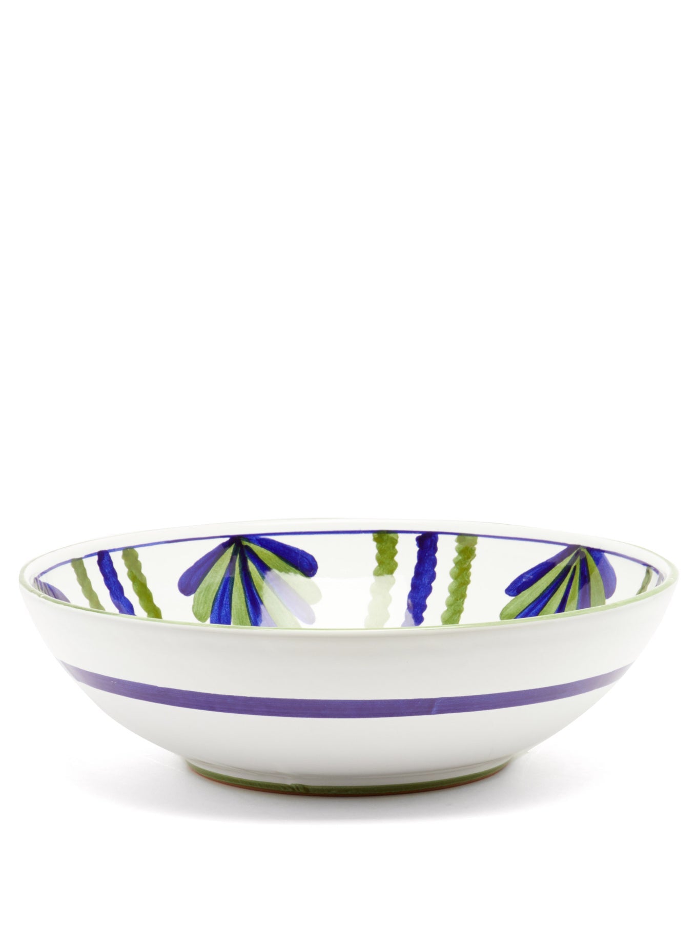 Cabana MagazineBlossom hand-painted porcelain salad bowl