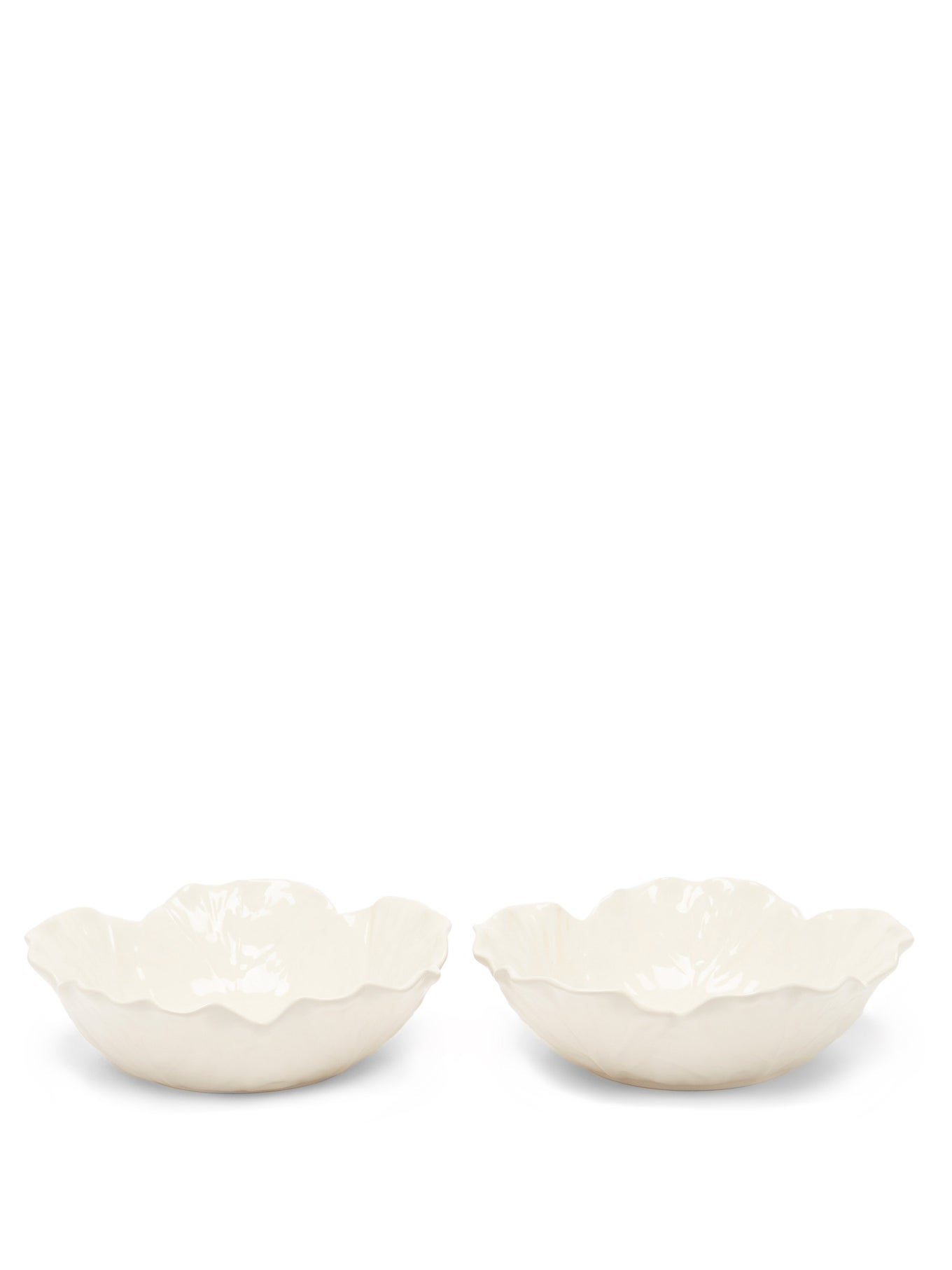 Bordallo PinheiroSet of two cabbage earthenware bowls