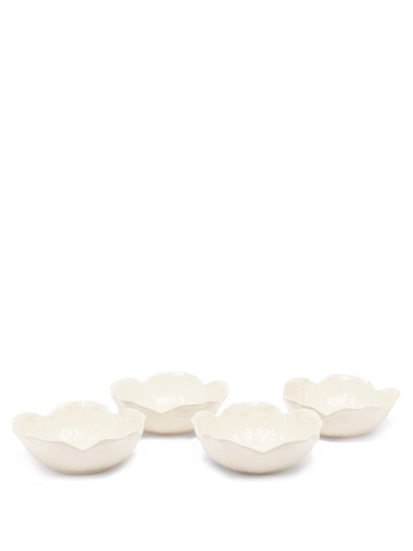 Bordallo PinheiroSet of four cabbage earthenware bowls