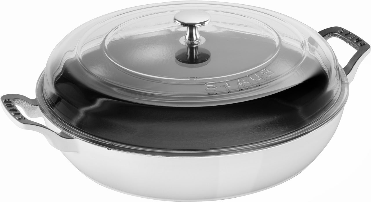 Cast Iron Braiser With Glass Lid