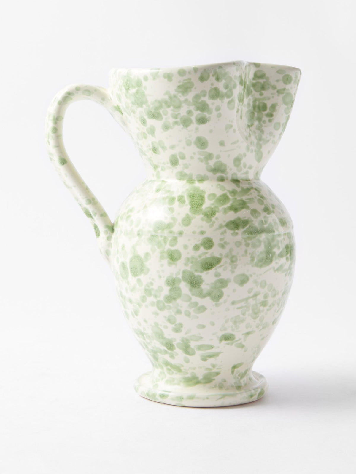 Cabana MagazineSpeckled glazed-ceramic pitcher