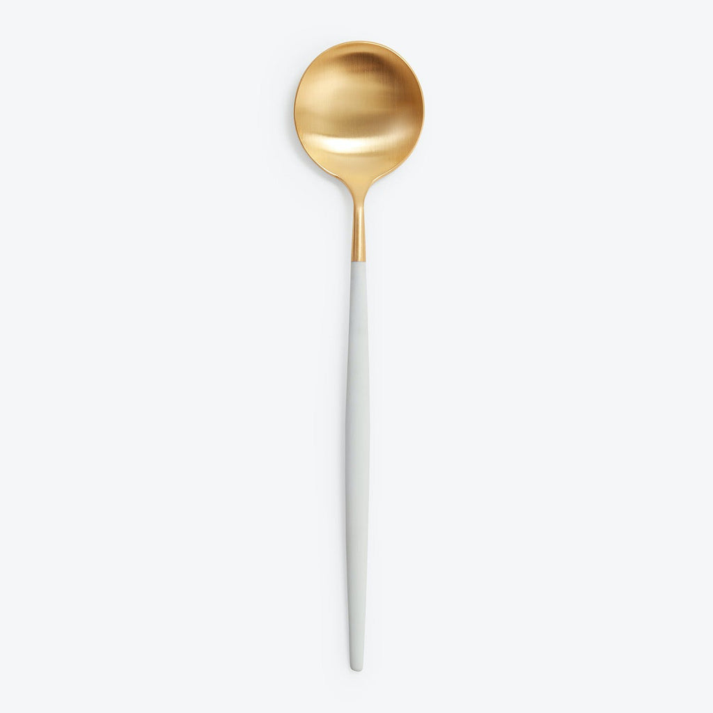 Cutipol Goa Serving Spoon White Gold