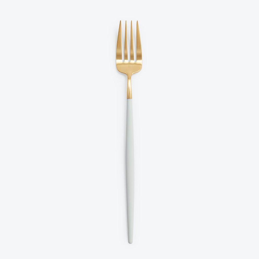 Cutipol Goa Serving Fork White Gold