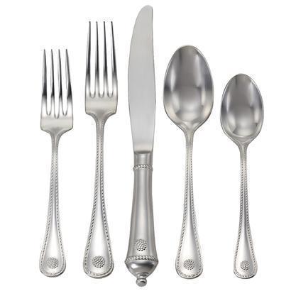 Juliska ~ Berry & Thread Flatware ~ Bright Satin ~ 5pc Place Setting