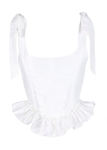 The Antoinette Corset In White