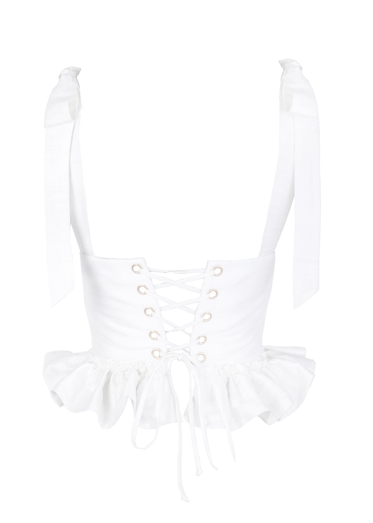 The Antoinette Corset In White | Over The Moon