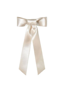 Satin Bow Barrette
