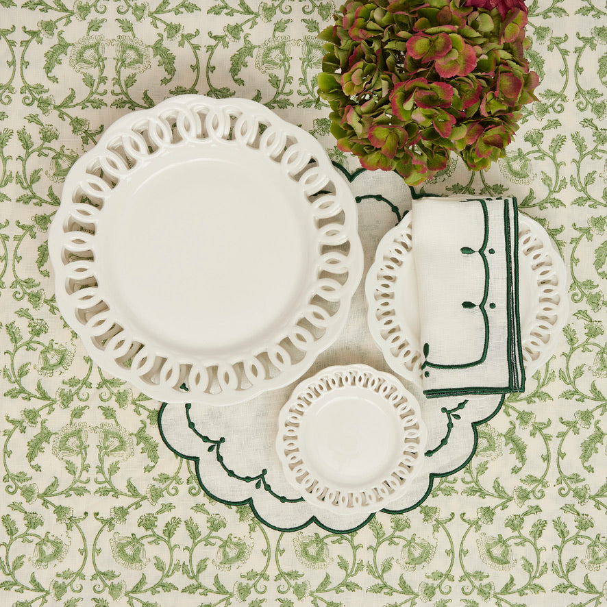 Lola Green Vine Tablecloth