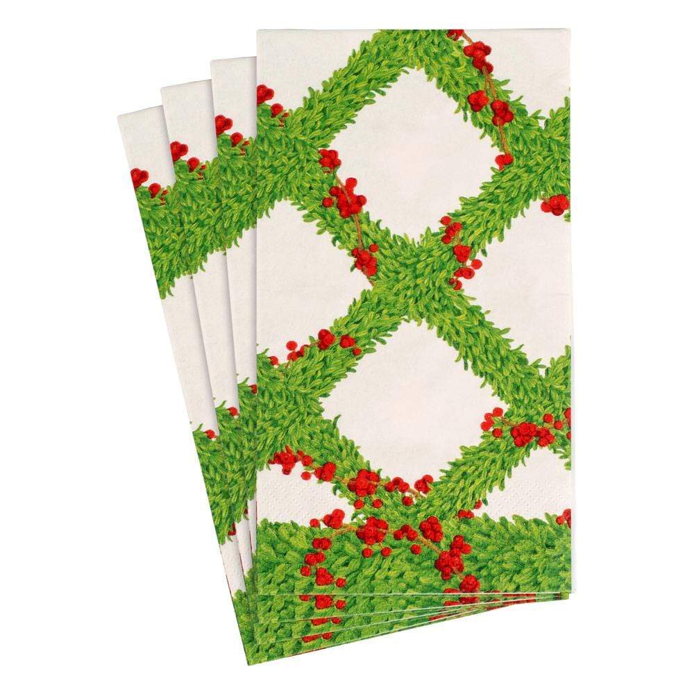 Boxwood Trellis Paper Guest Towel Napkins