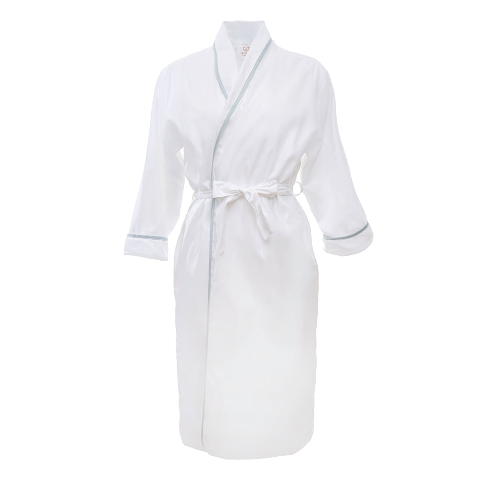 Vandy Cotton Robe in Seafoam