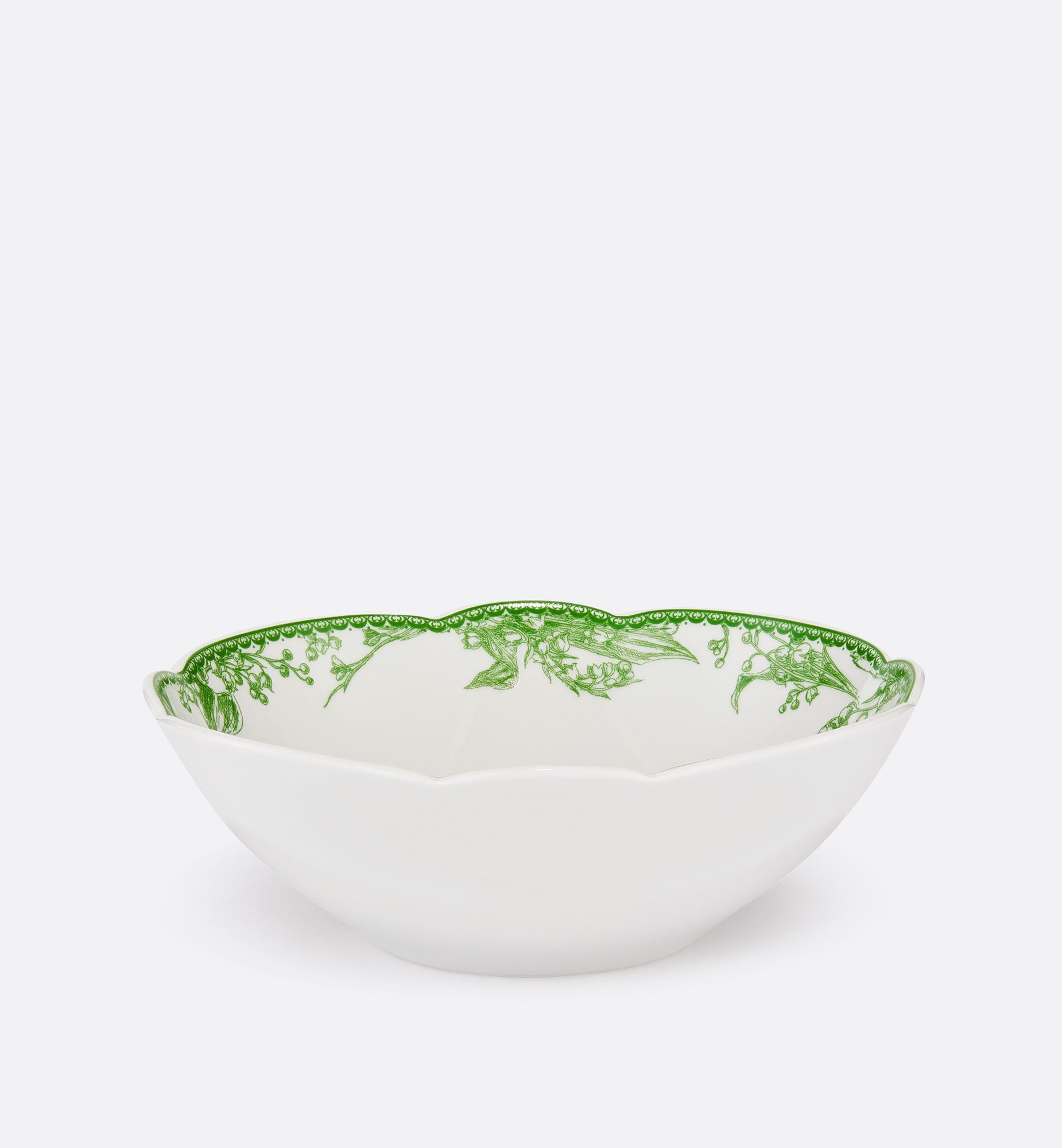 Cereal Bowl Green New Lily of the Valley