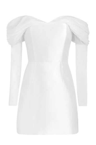 トップス pellicule satin gather mini op white トップス pellicule satin gather mini op white element satin